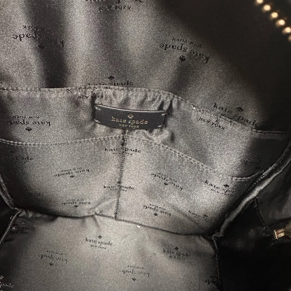 Kate Spade Chelsea Medium Nylon Backpack - Black - Picture 8 of 9